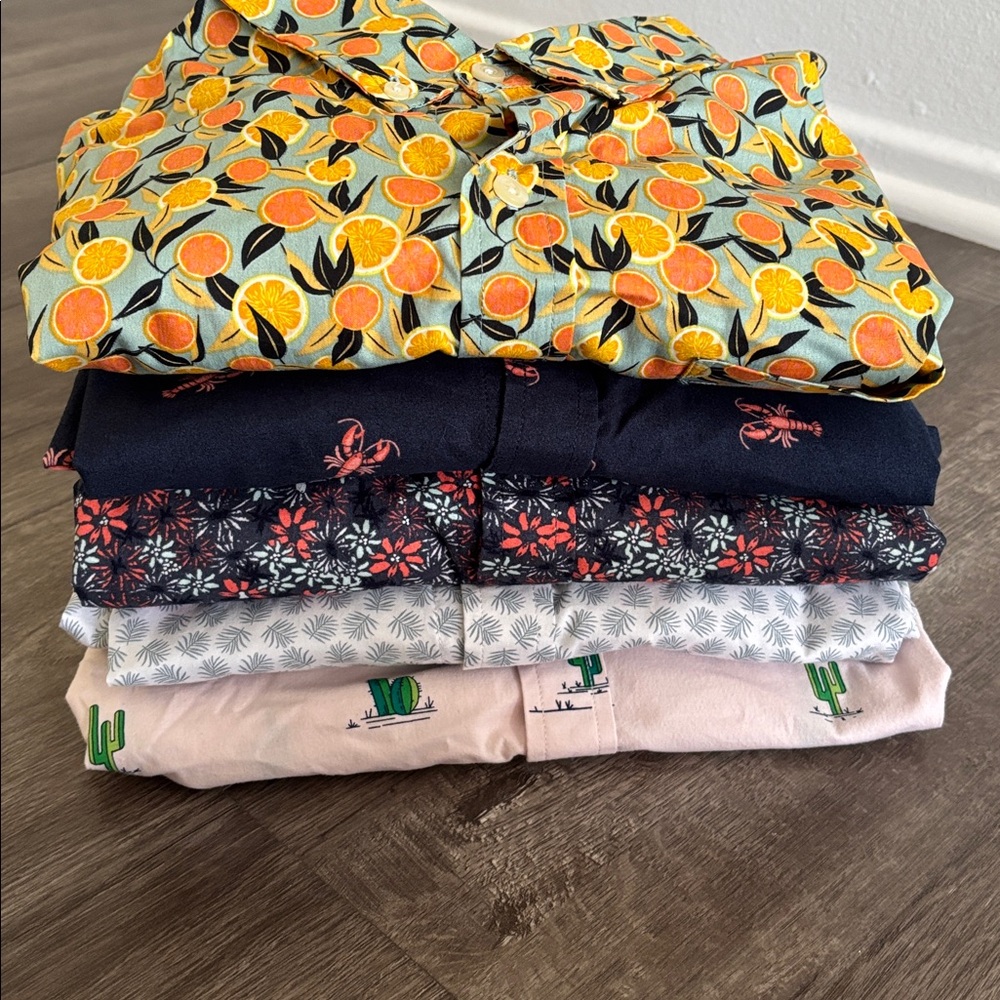‼️SALE Excellent condition Bundle of 5 button down collared Dress/casual Shirts